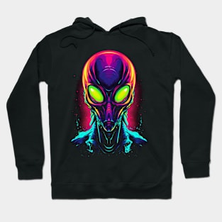 Neon Alien Hoodie